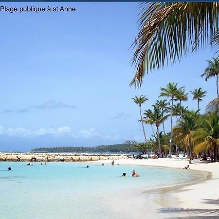 Studio Village Vacances,Vue Mer, Plage A 30M ,Wifi A Sainte Anne Extérieur photo