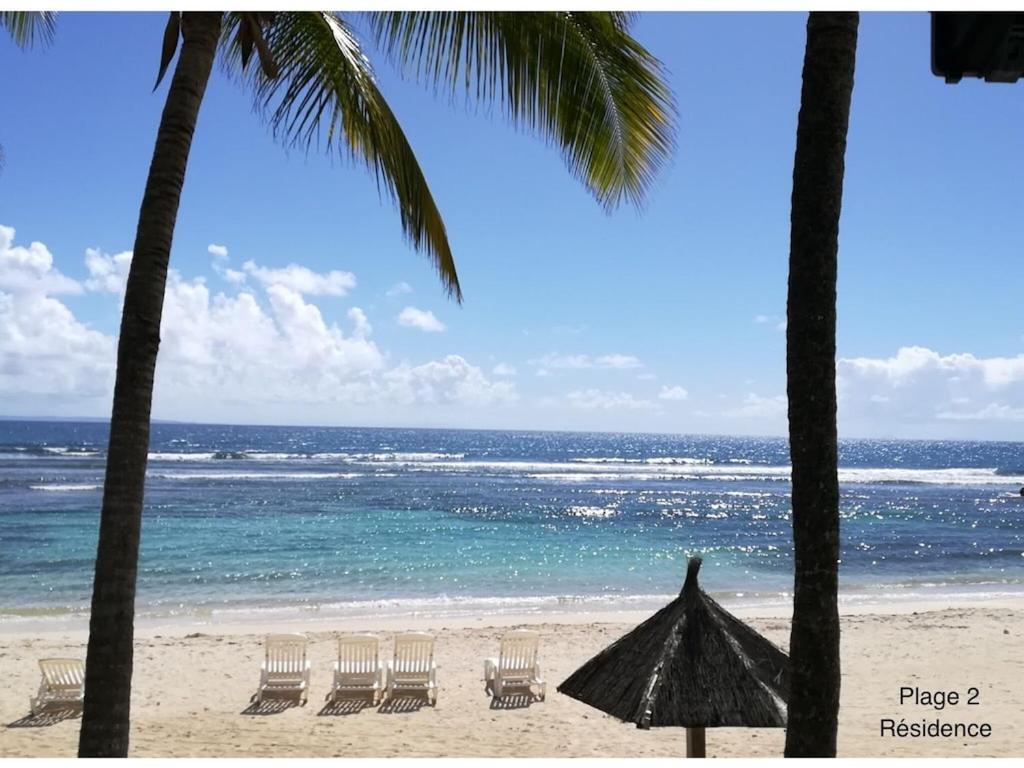 Studio Village Vacances,Vue Mer, Plage A 30M ,Wifi A Sainte Anne Extérieur photo