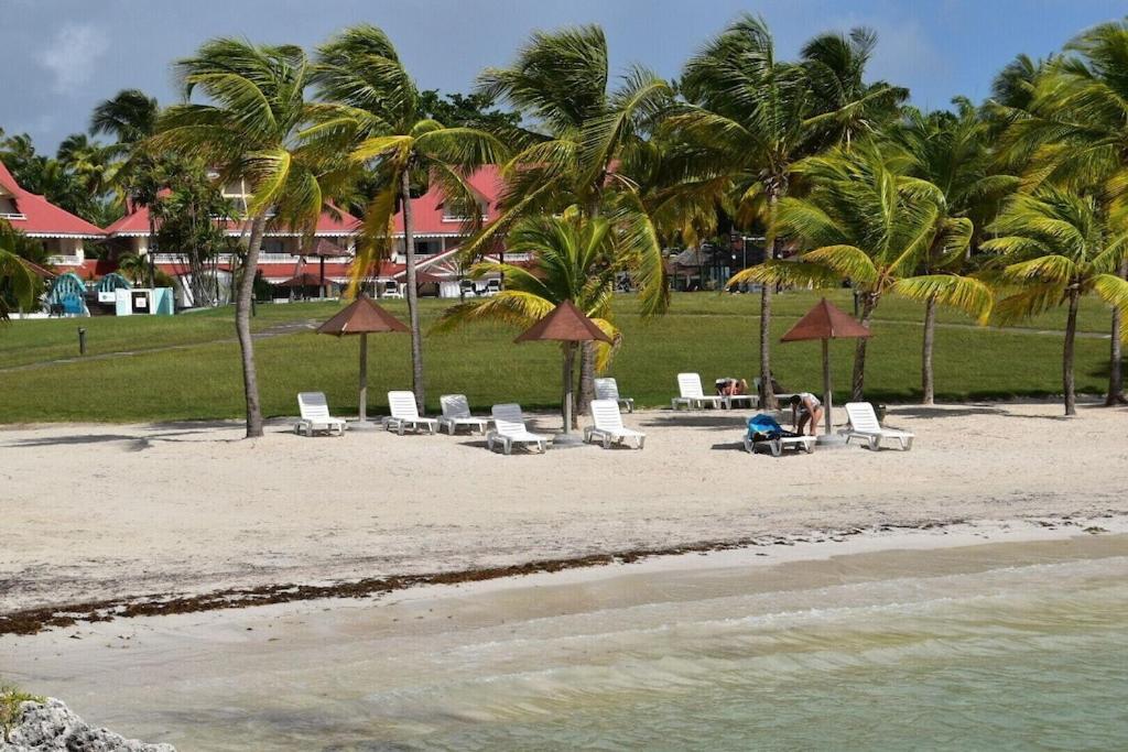Studio Village Vacances,Vue Mer, Plage A 30M ,Wifi A Sainte Anne Extérieur photo
